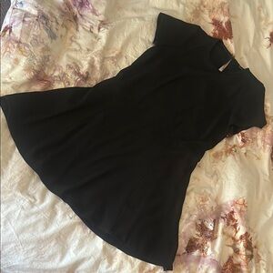 Madewell Elegant Black Mini Dress